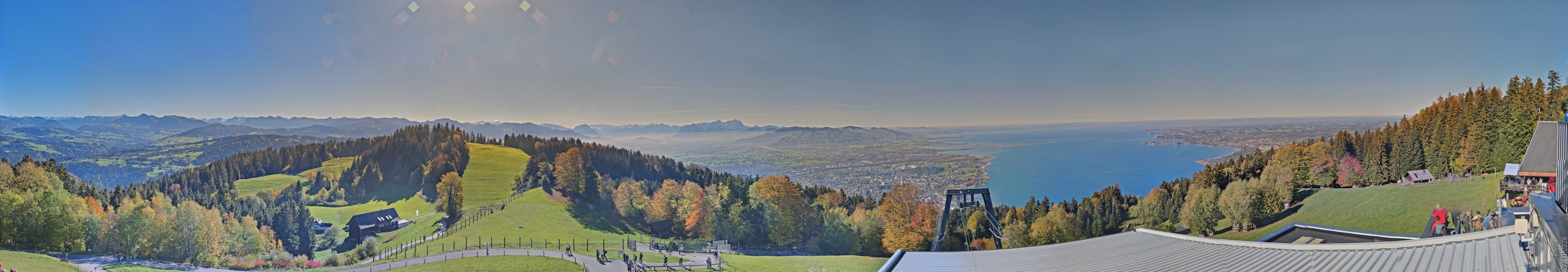 Archiv Foto Webcam Bregenz: Bergstation Pfänderbahn