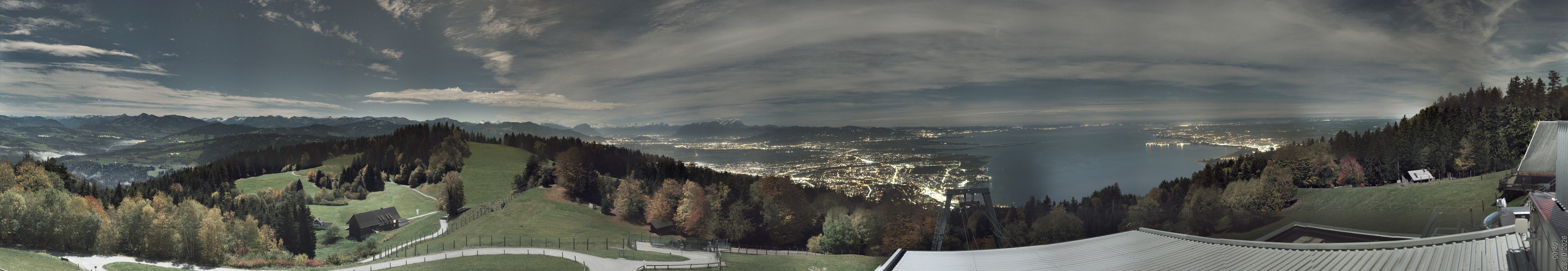 Archiv Foto Webcam Bregenz: Bergstation Pfänderbahn