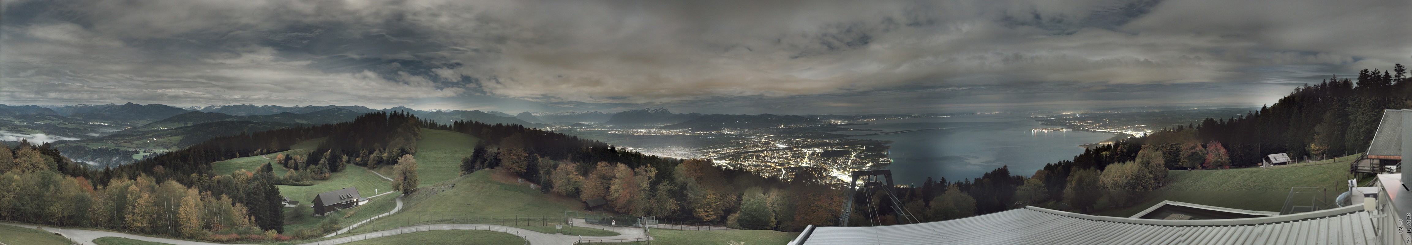 Archiv Foto Webcam Bregenz: Bergstation Pfänderbahn