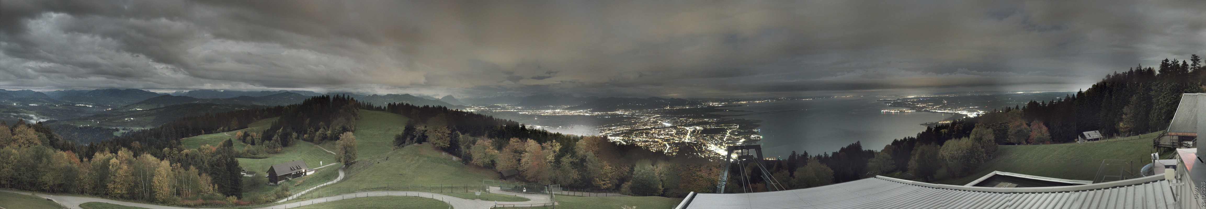 Archiv Foto Webcam Bregenz: Bergstation Pfänderbahn