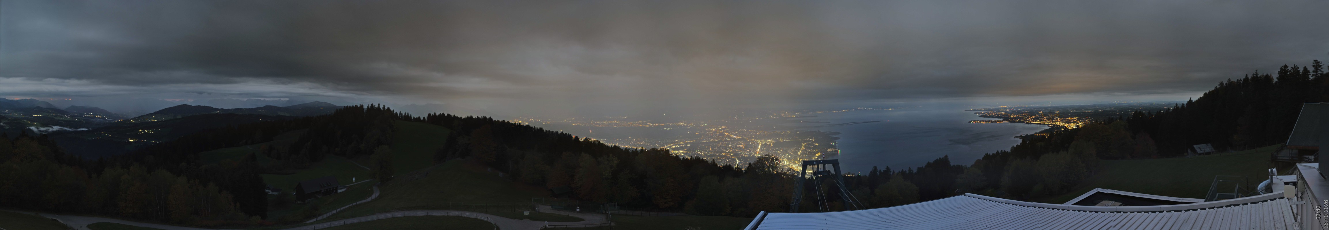 Archiv Foto Webcam Bregenz: Bergstation Pfänderbahn