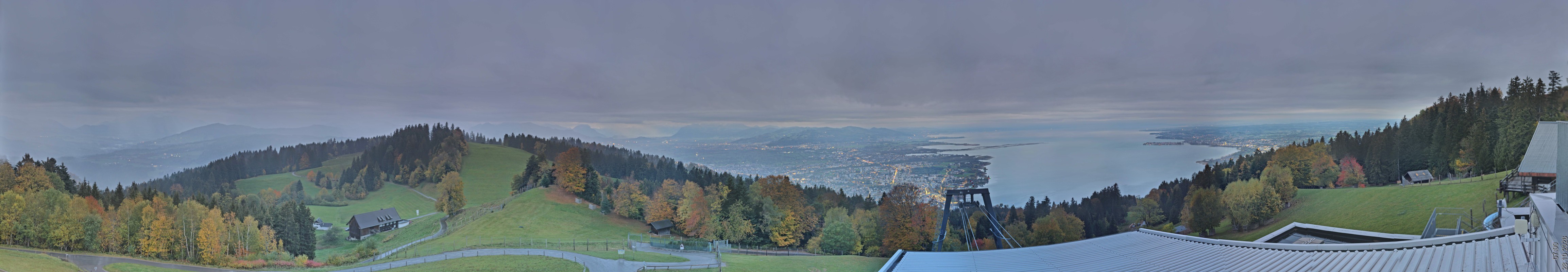 Archiv Foto Webcam Bregenz: Bergstation Pfänderbahn