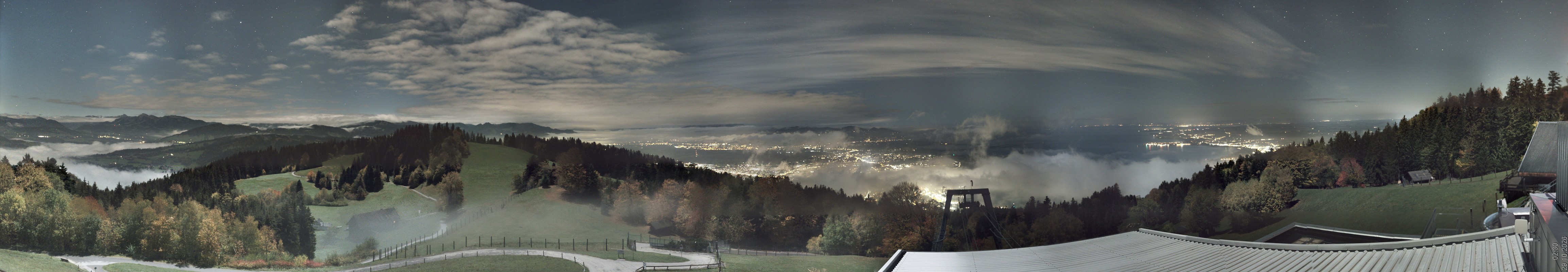Archiv Foto Webcam Bregenz: Bergstation Pfänderbahn