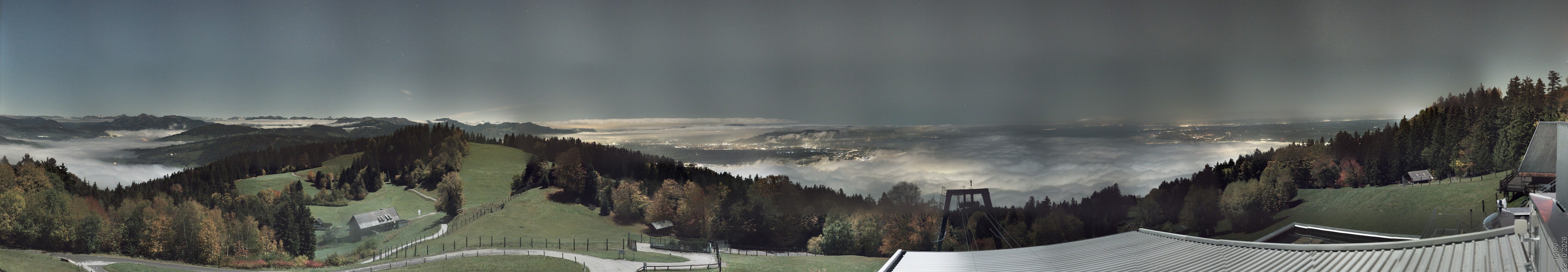 Archiv Foto Webcam Bregenz: Bergstation Pfänderbahn