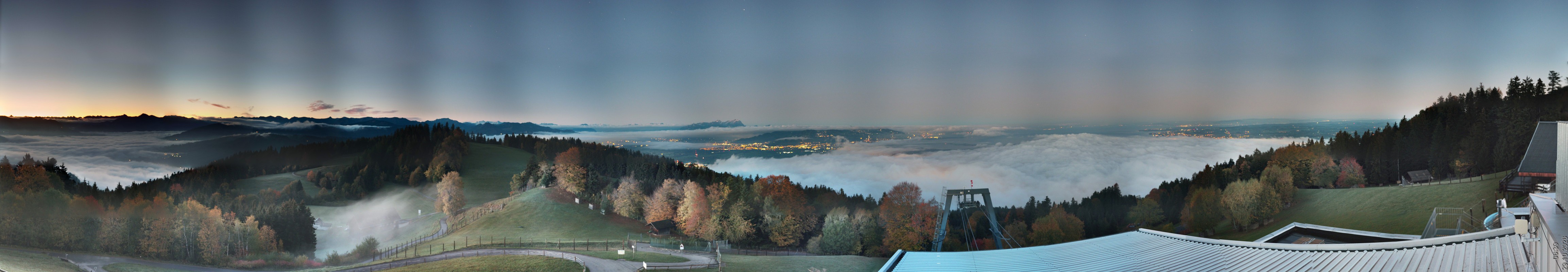 Archiv Foto Webcam Bregenz: Bergstation Pfänderbahn