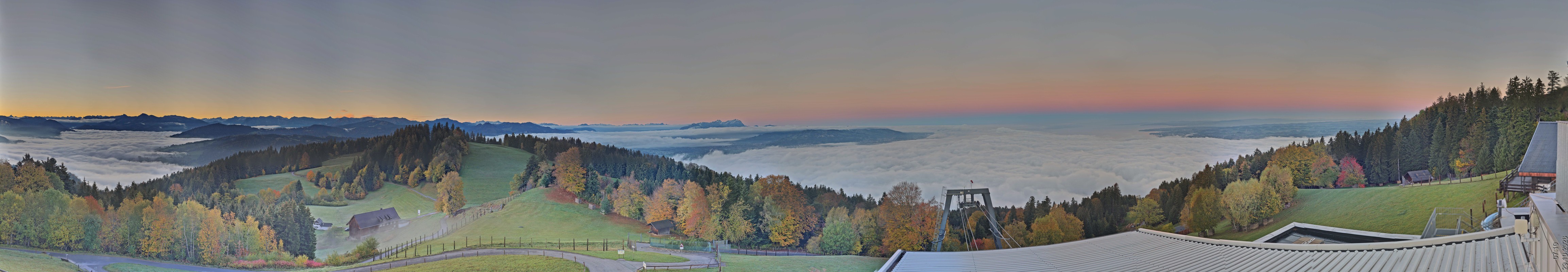 Archiv Foto Webcam Bregenz: Bergstation Pfänderbahn