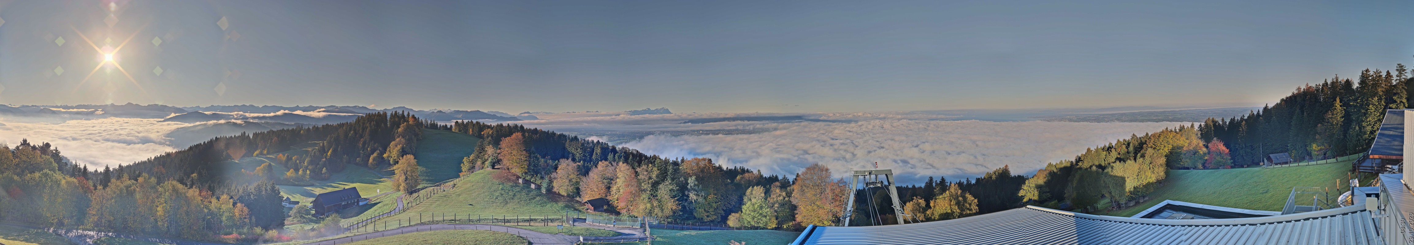 Archiv Foto Webcam Bregenz: Bergstation Pfänderbahn