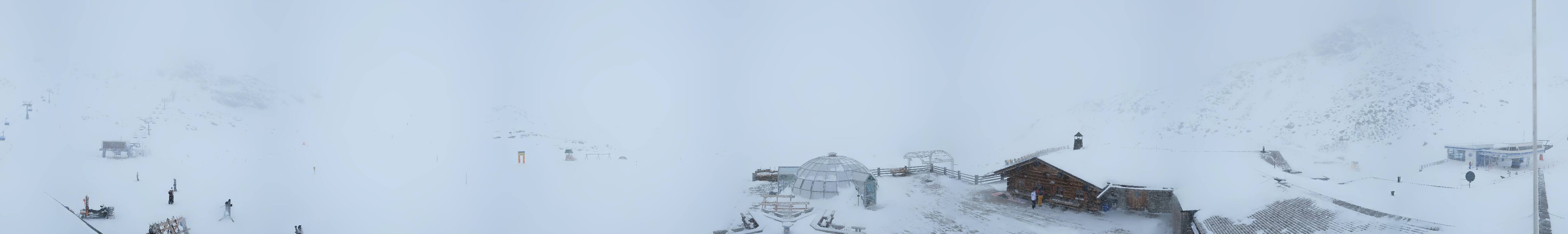 Archiv Foto Webcam Panoramablick Sulden - Madritschhütte