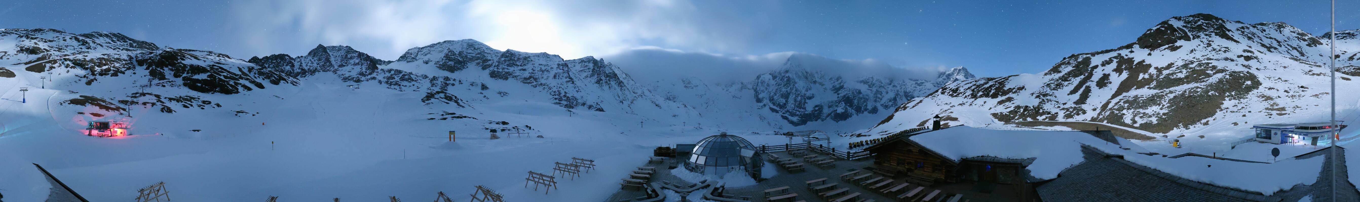 Archiv Foto Webcam Panoramablick Sulden - Madritschhütte