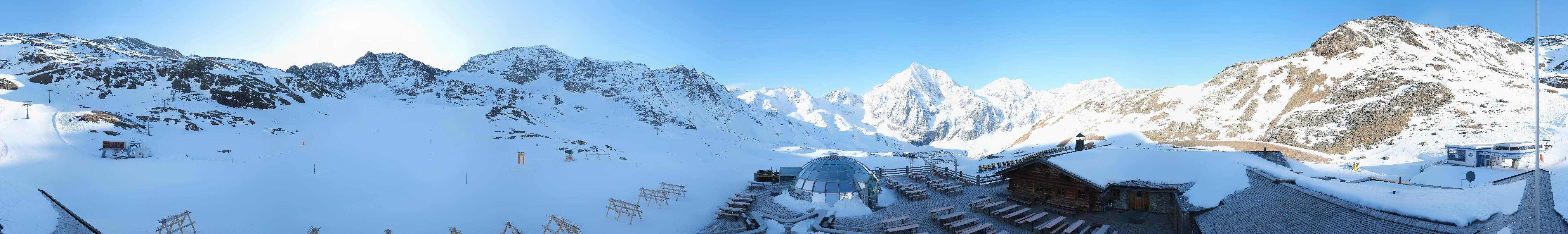 Archiv Foto Webcam Panoramablick Sulden - Madritschhütte