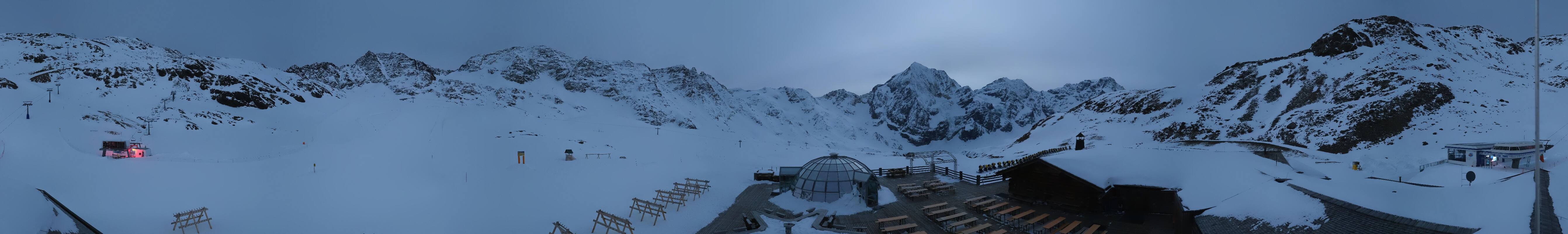 Archiv Foto Webcam Panoramablick Sulden - Madritschhütte