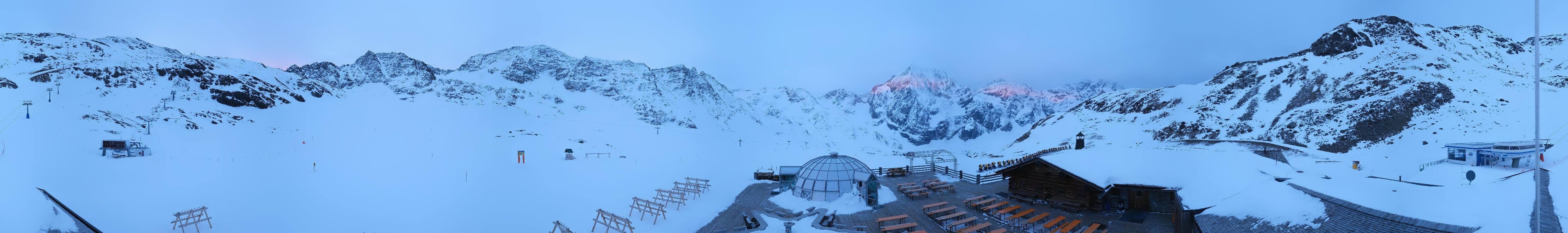 Archiv Foto Webcam Panoramablick Sulden - Madritschhütte