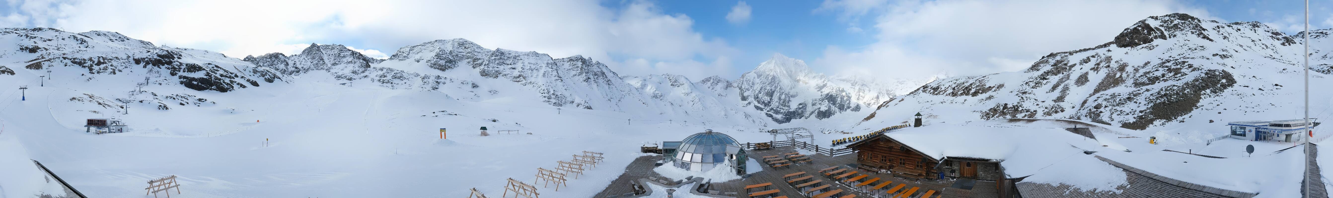 Archiv Foto Webcam Panoramablick Sulden - Madritschhütte