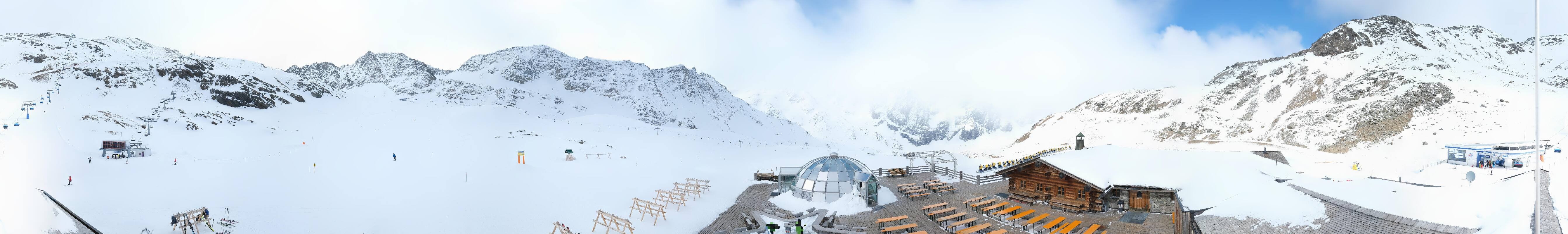 Archiv Foto Webcam Panoramablick Sulden - Madritschhütte