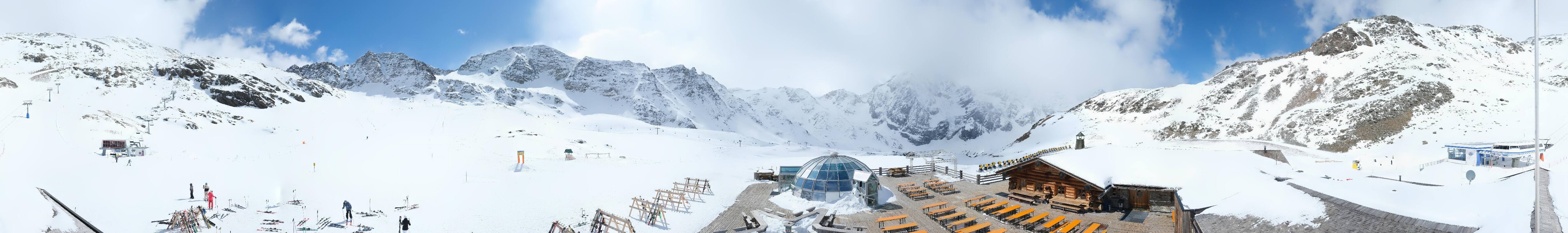 Archiv Foto Webcam Panoramablick Sulden - Madritschhütte