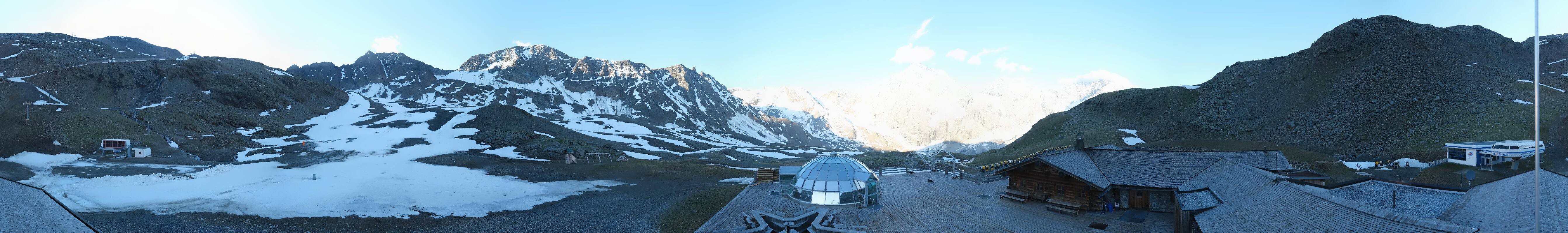 Archiv Foto Webcam Panoramablick Sulden - Madritschhütte
