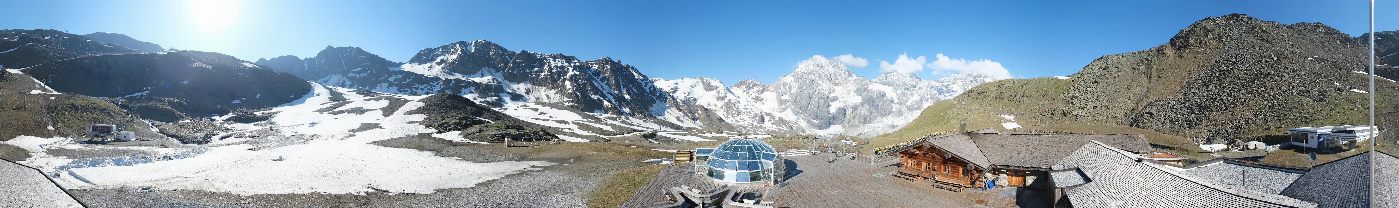 Archiv Foto Webcam Panoramablick Sulden - Madritschhütte