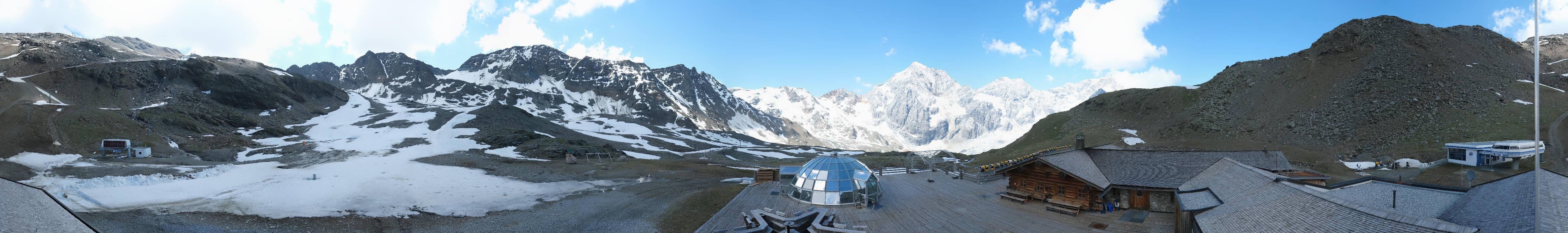Archiv Foto Webcam Panoramablick Sulden - Madritschhütte
