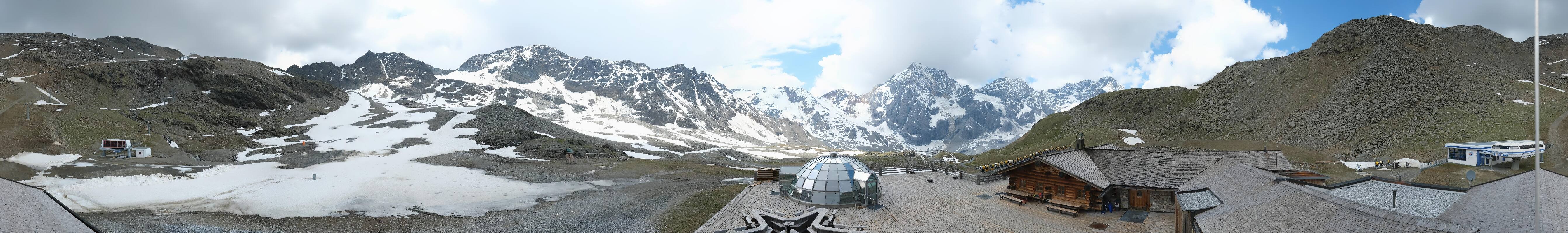 Archiv Foto Webcam Panoramablick Sulden - Madritschhütte