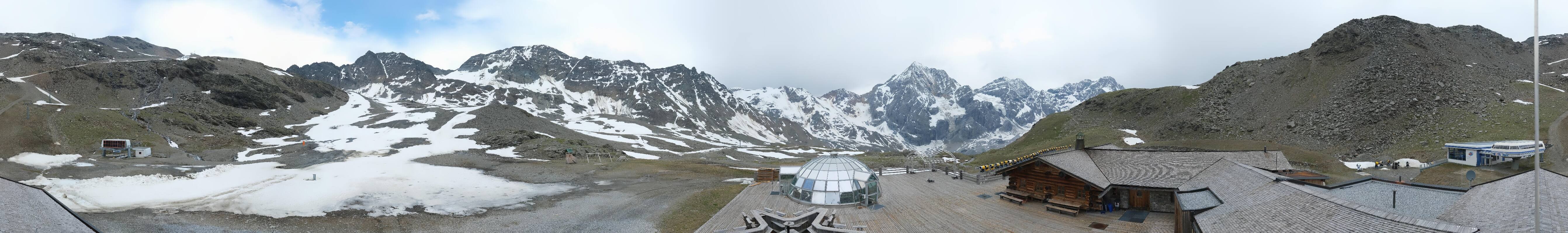 Archiv Foto Webcam Panoramablick Sulden - Madritschhütte