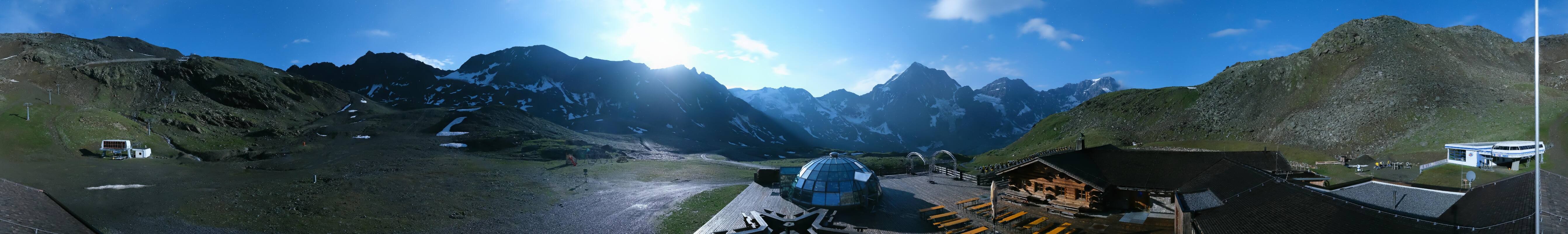 Archiv Foto Webcam Panoramablick Sulden - Madritschhütte