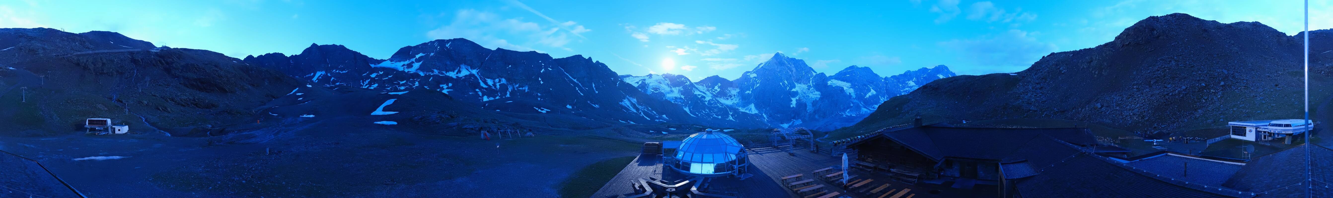 Archiv Foto Webcam Panoramablick Sulden - Madritschhütte