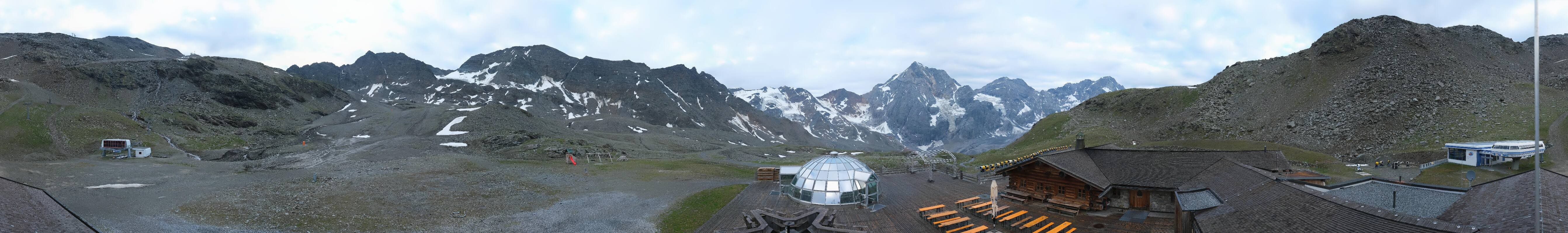 Archiv Foto Webcam Panoramablick Sulden - Madritschhütte