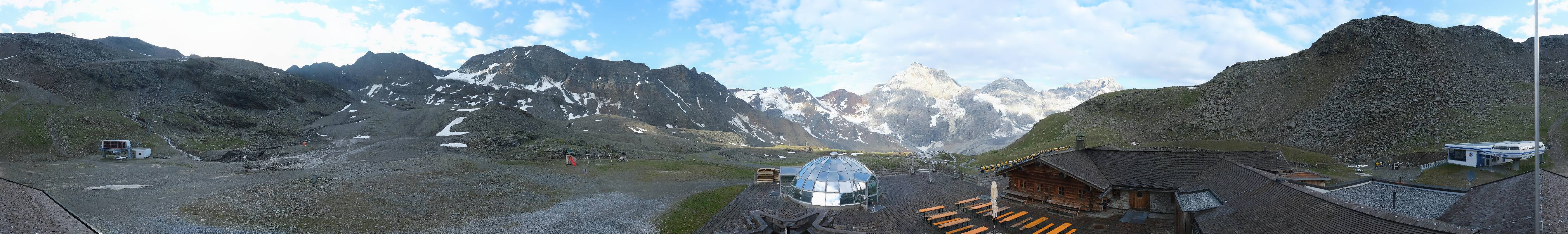 Archiv Foto Webcam Panoramablick Sulden - Madritschhütte