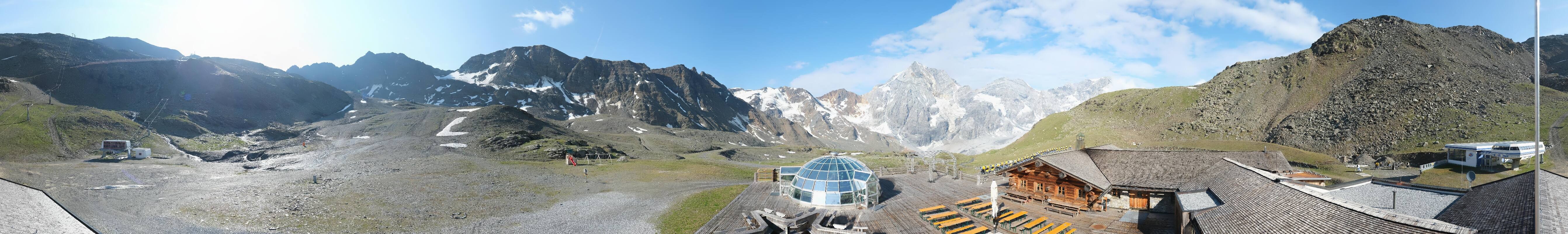 Archiv Foto Webcam Panoramablick Sulden - Madritschhütte