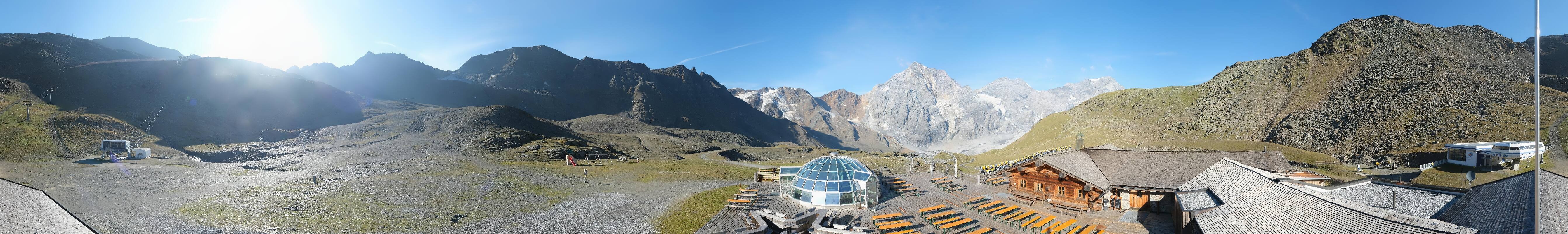 Archiv Foto Webcam Panoramablick Sulden - Madritschhütte