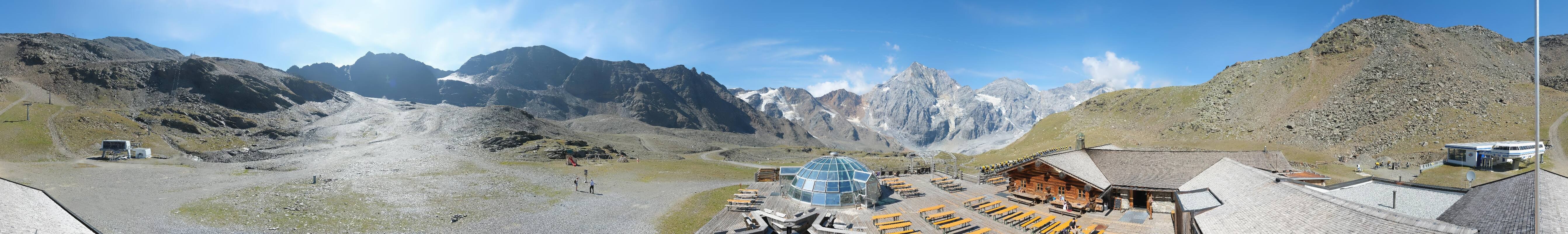Archiv Foto Webcam Panoramablick Sulden - Madritschhütte