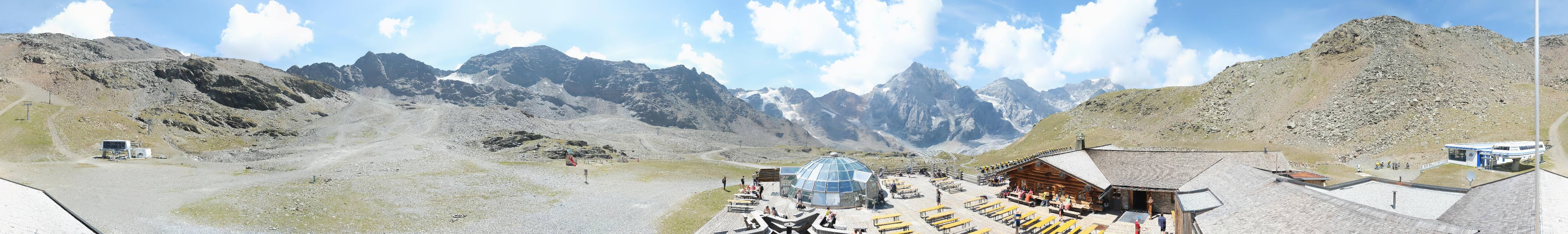 Archiv Foto Webcam Panoramablick Sulden - Madritschhütte
