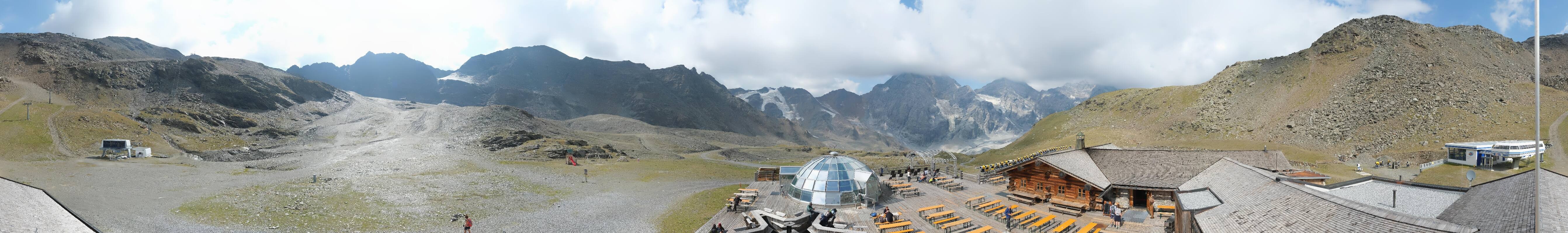 Archiv Foto Webcam Panoramablick Sulden - Madritschhütte