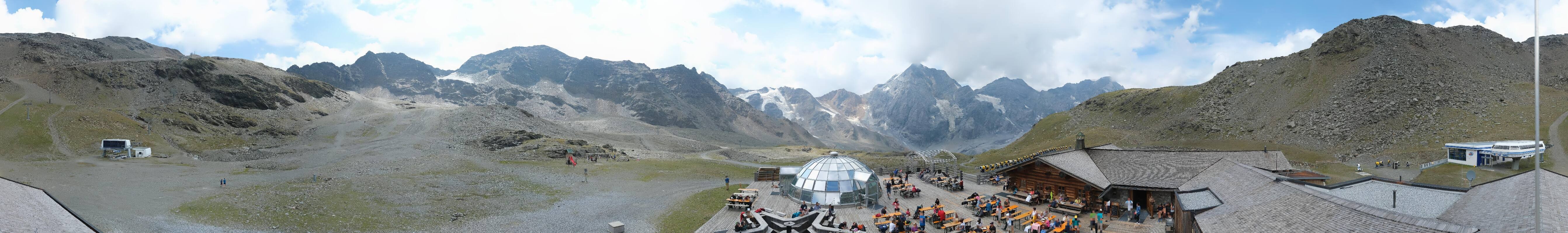 Archiv Foto Webcam Panoramablick Sulden - Madritschhütte