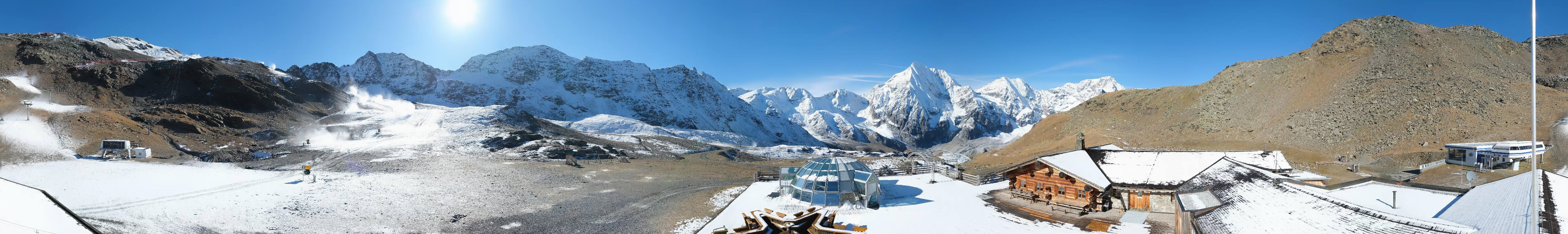 Archiv Foto Webcam Panoramablick Sulden - Madritschhütte