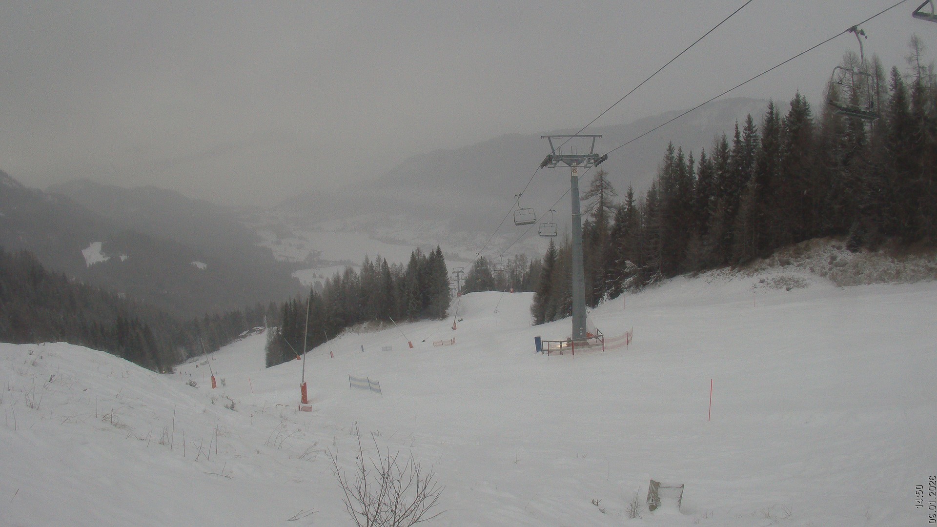 Archiv Foto Webcam Bergbahnen Weissensee - Bergstation