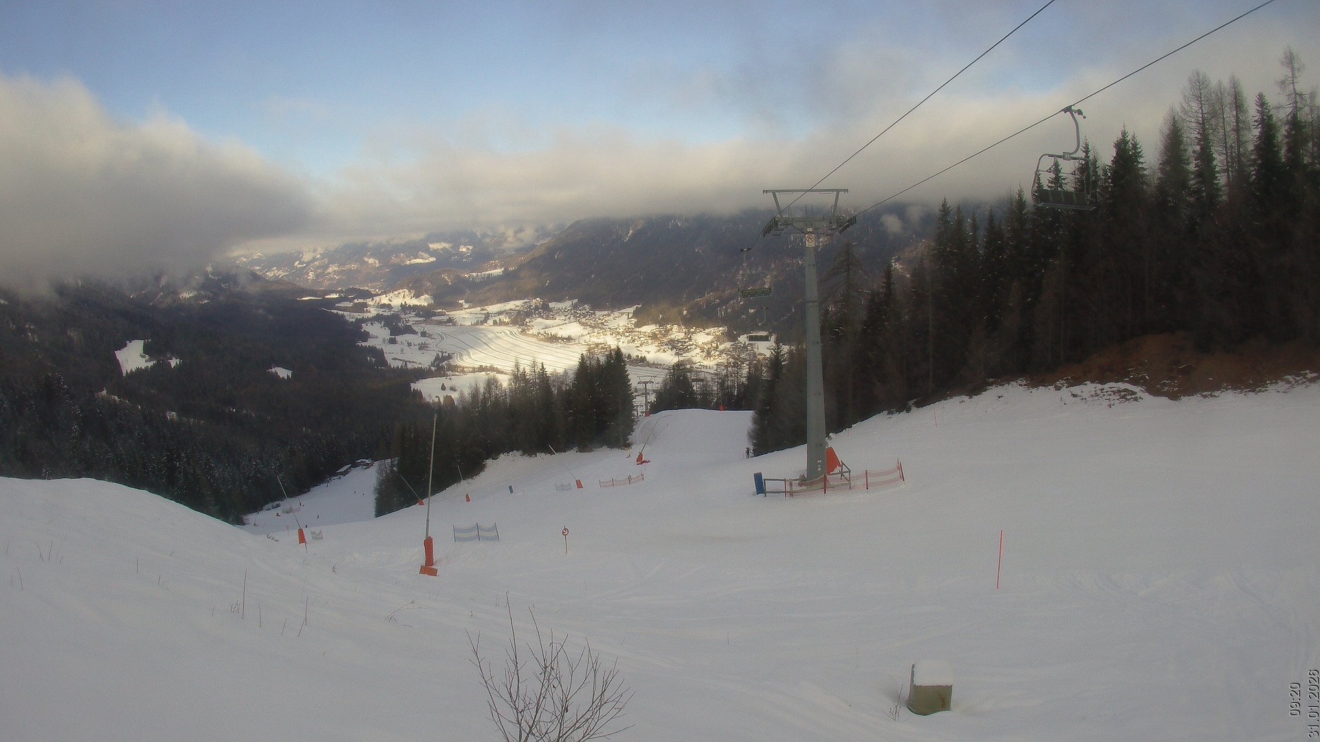 Archived image Webcam Naturpark Weissensee - Carinthia