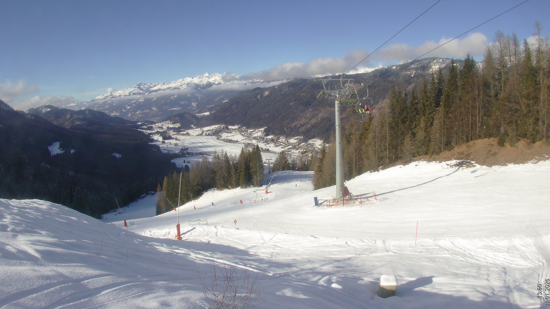 Archived image Webcam Naturpark Weissensee - Carinthia