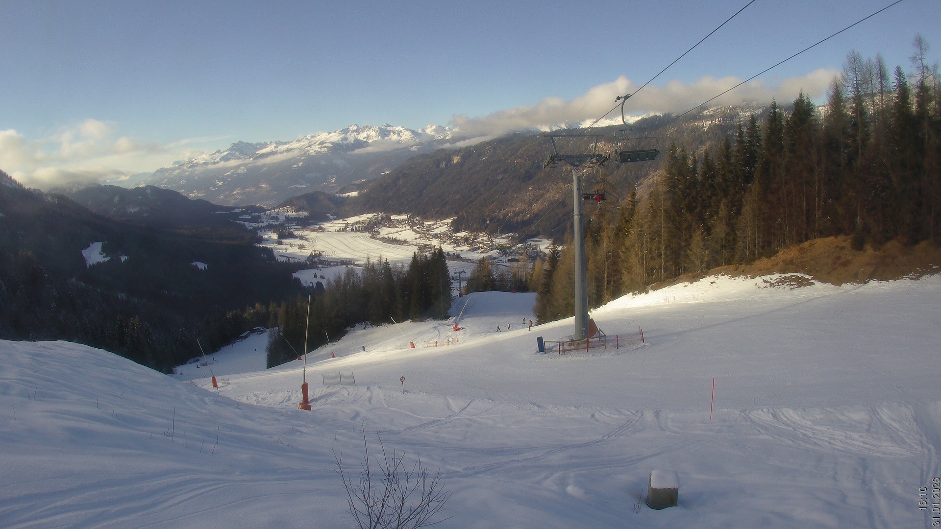 Archived image Webcam Naturpark Weissensee - Carinthia