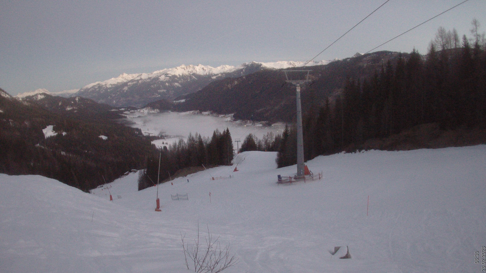 Archived image Webcam Naturpark Weissensee - Carinthia