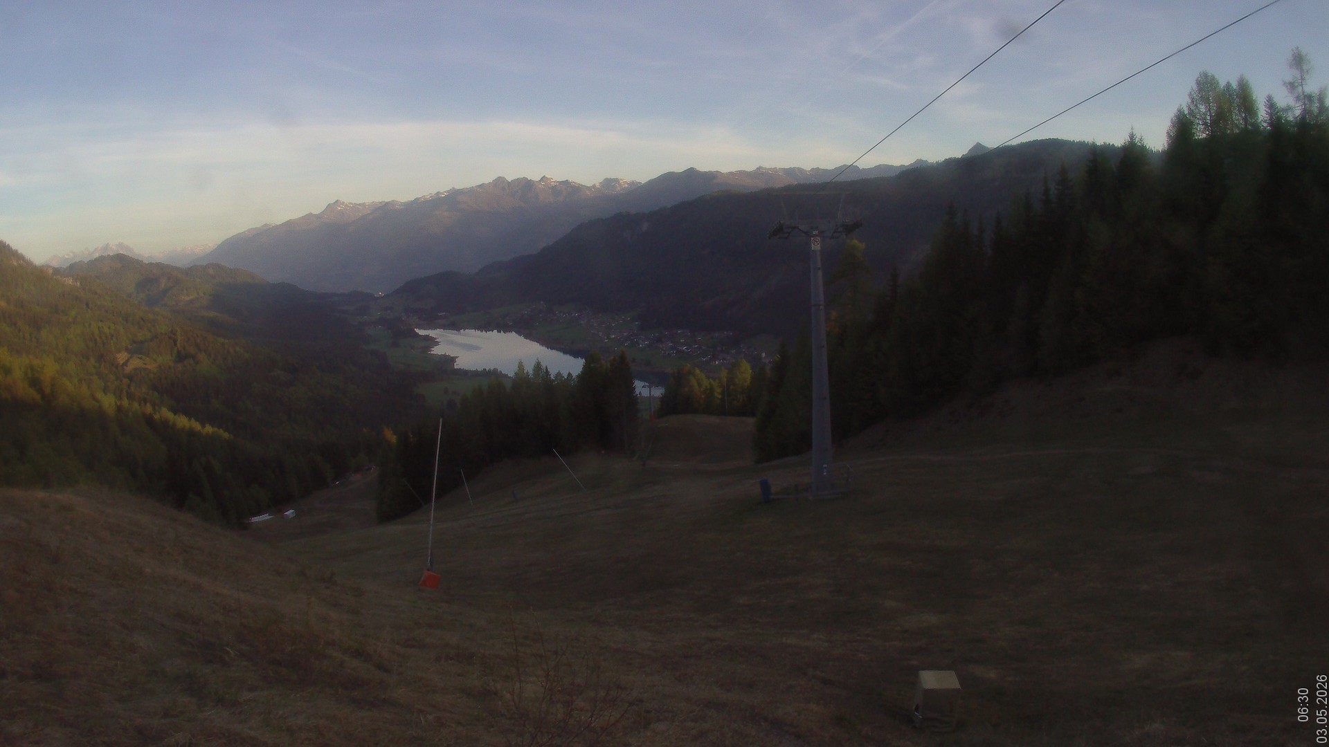 Archiv Foto Webcam Bergbahnen Weissensee - Bergstation