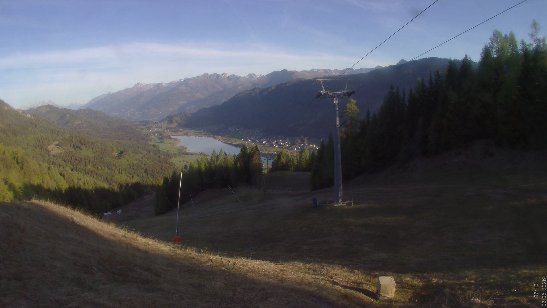 Archiv Foto Webcam Bergbahnen Weissensee - Bergstation