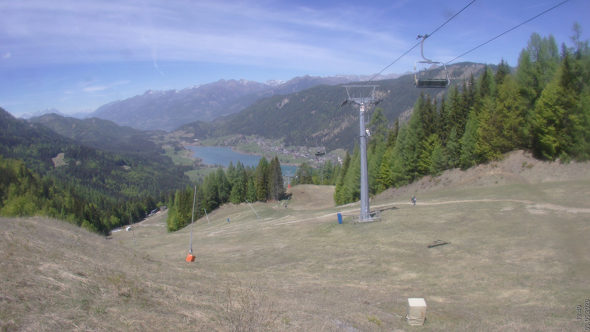 Archiv Foto Webcam Bergbahnen Weissensee - Bergstation