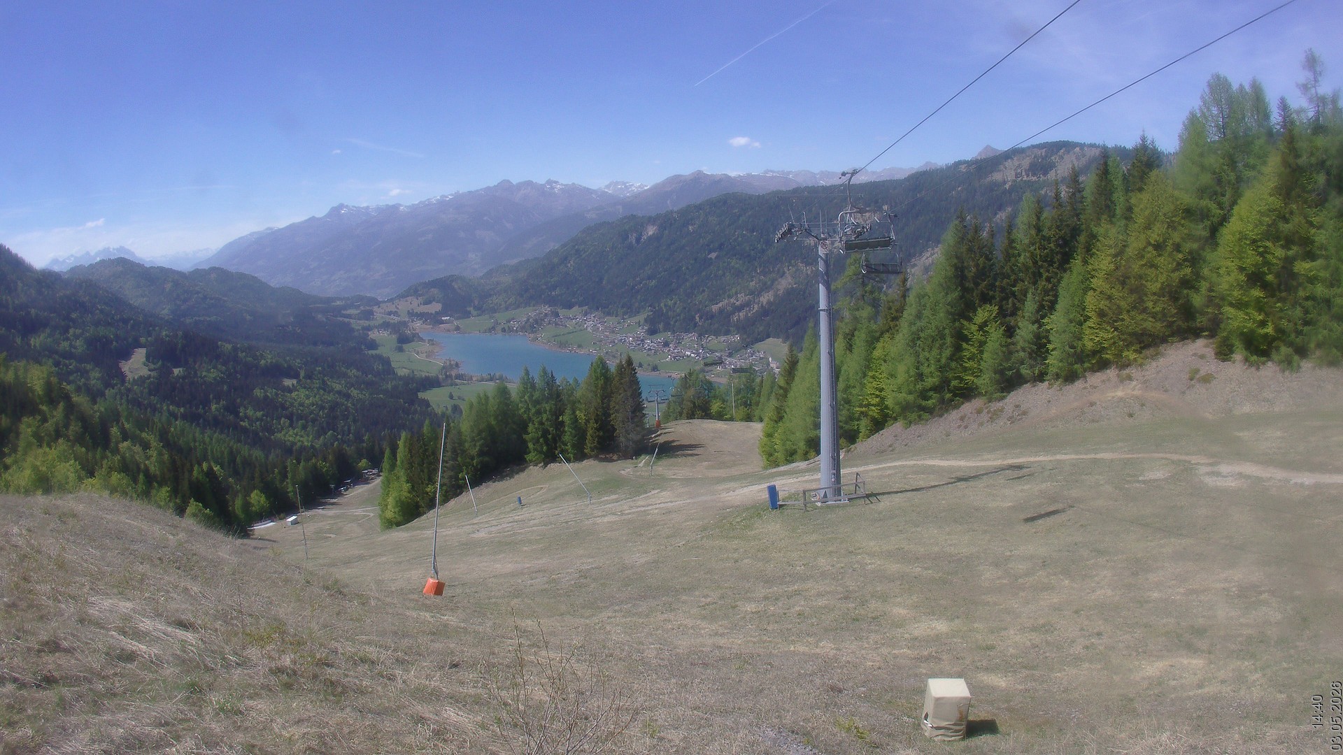 Archiv Foto Webcam Bergbahnen Weissensee - Bergstation