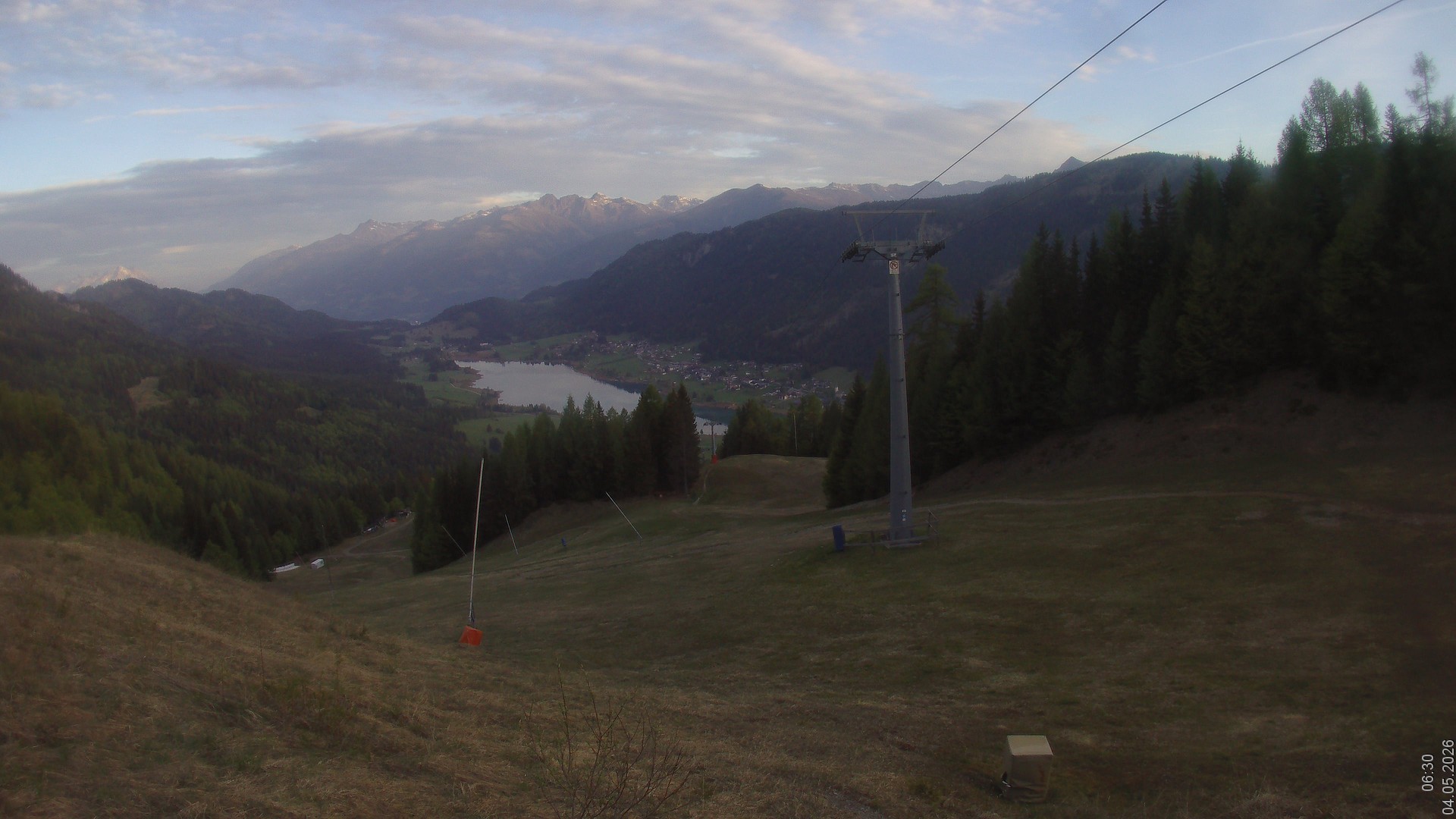 Archiv Foto Webcam Bergbahnen Weissensee - Bergstation