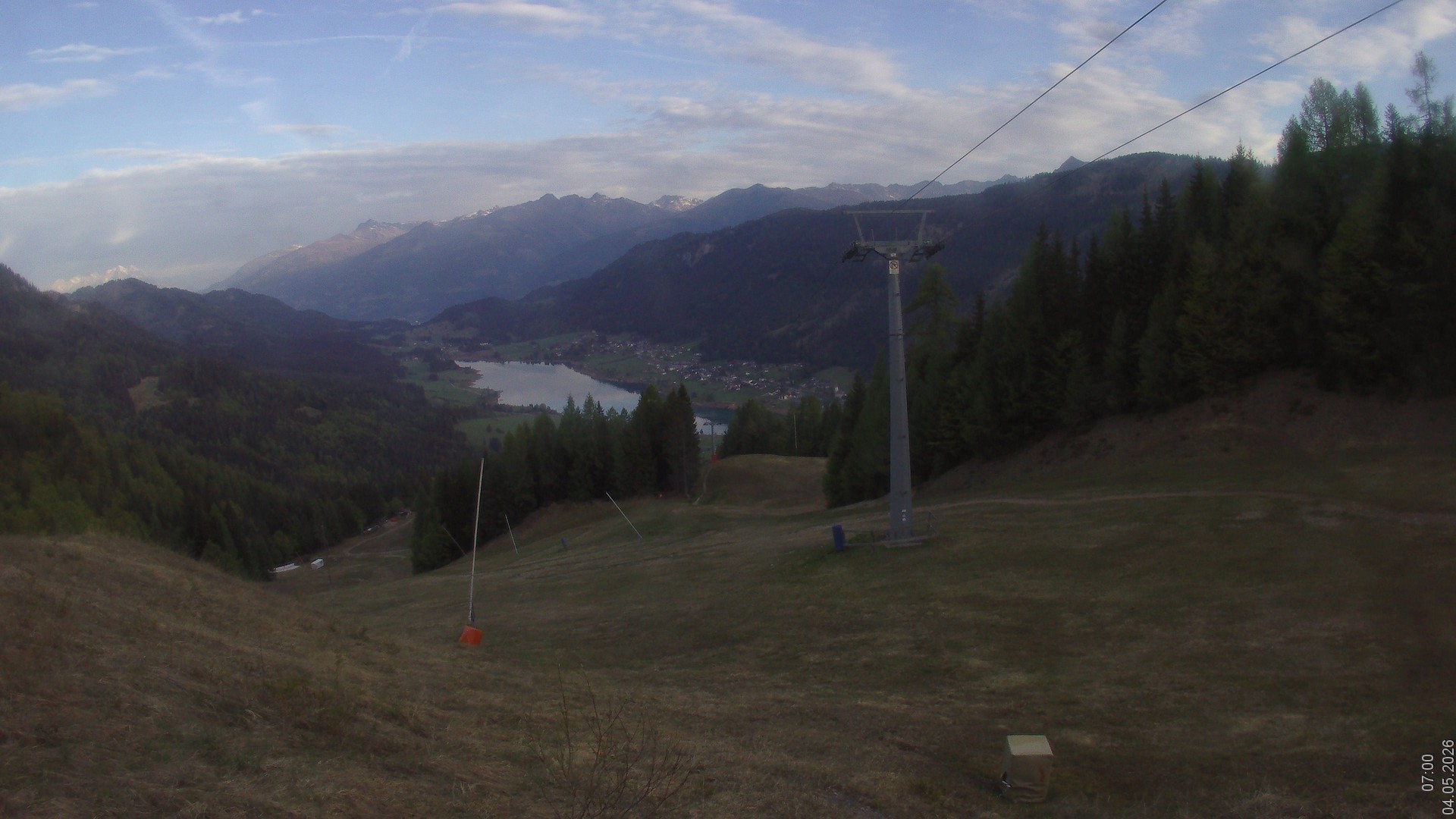 Archiv Foto Webcam Bergbahnen Weissensee - Bergstation