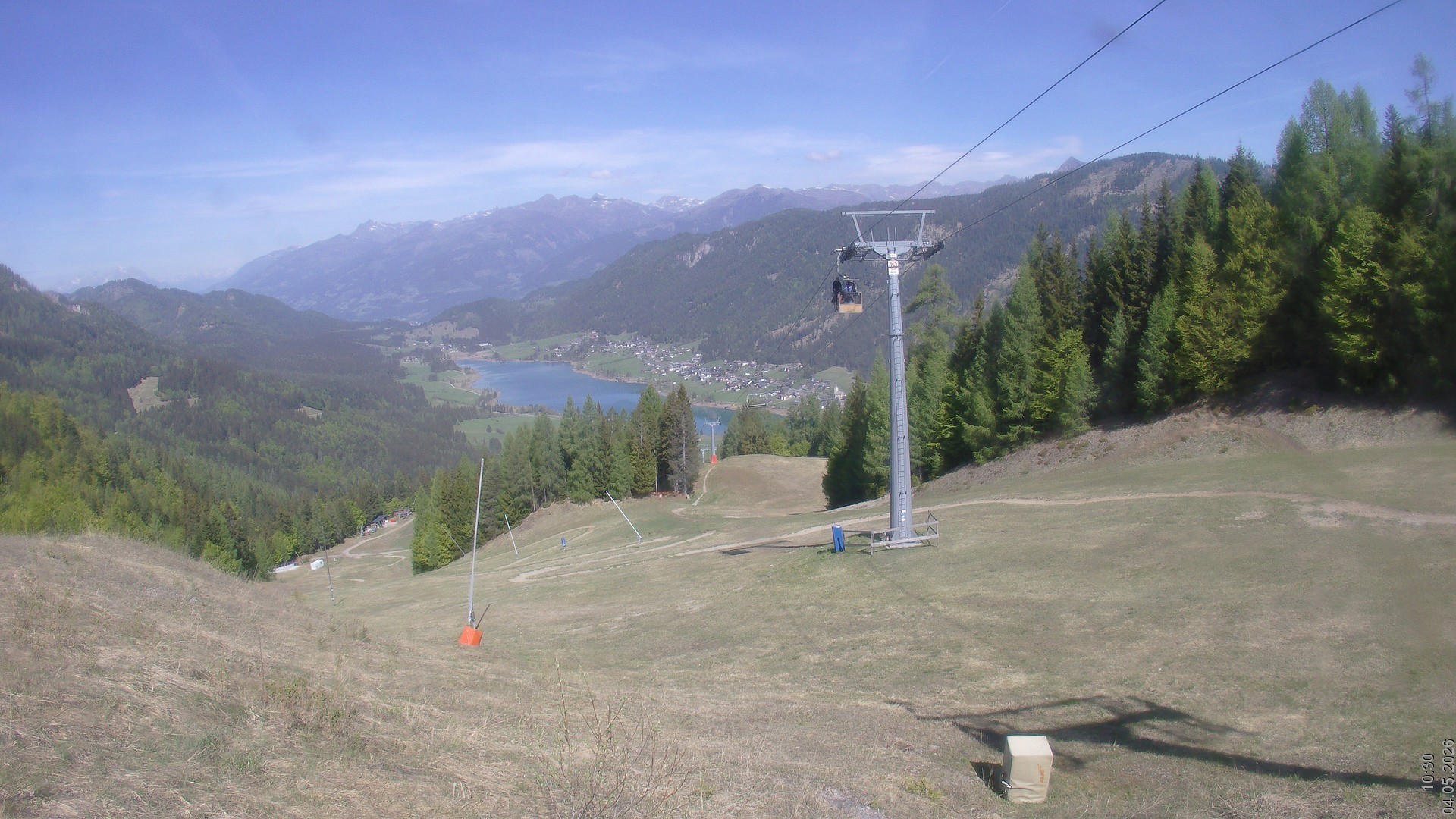 Archiv Foto Webcam Bergbahnen Weissensee - Bergstation