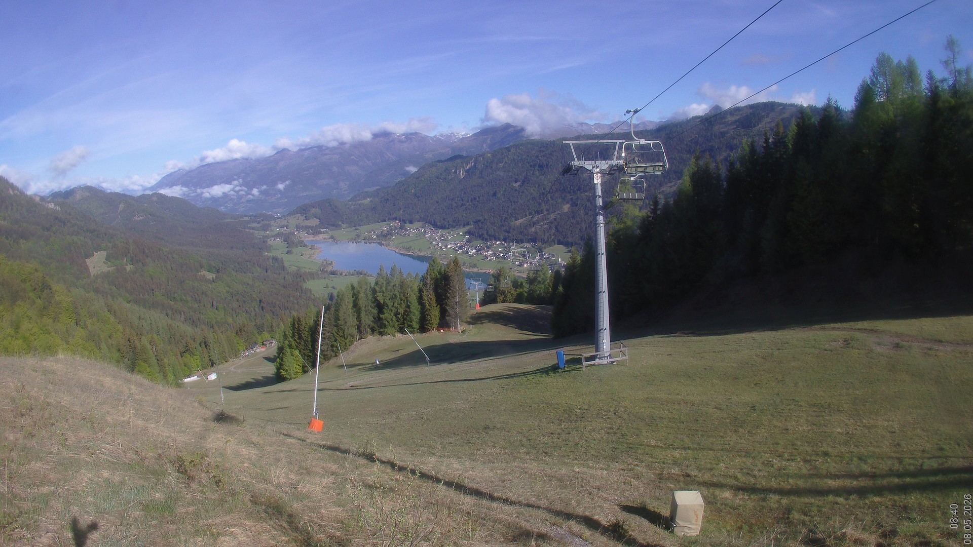 Archiv Foto Webcam Bergbahnen Weissensee - Bergstation