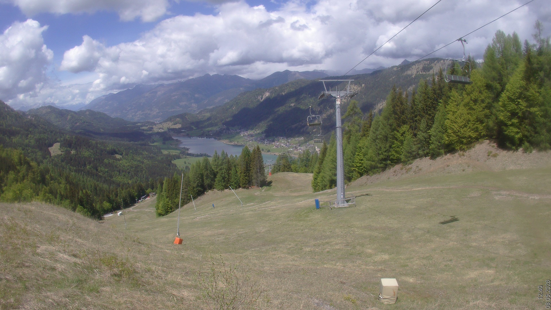 Archiv Foto Webcam Bergbahnen Weissensee - Bergstation