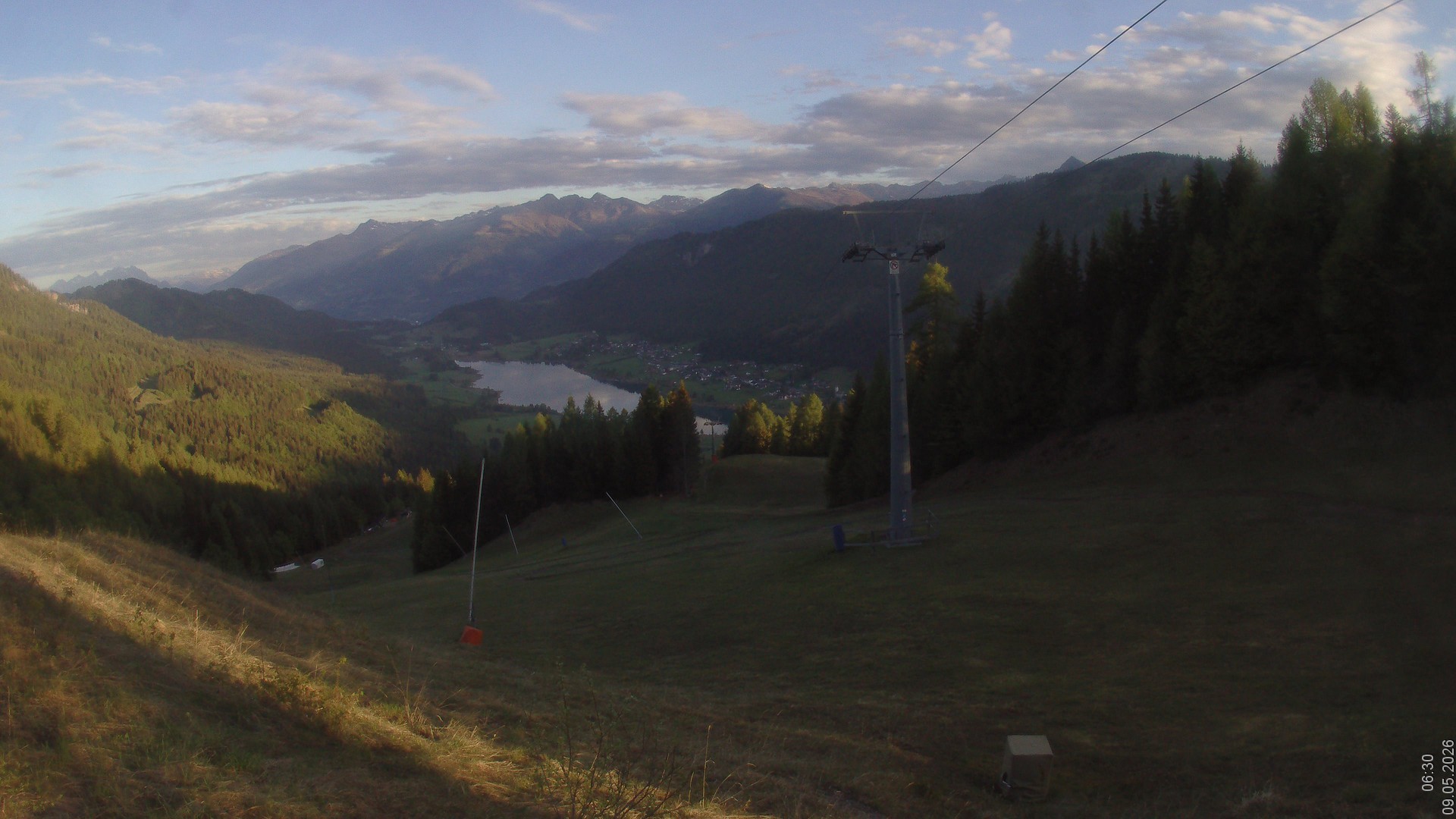 Archiv Foto Webcam Bergbahnen Weissensee - Bergstation